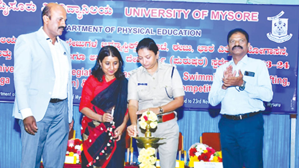 SP Seema Latkar inaugurates Varsity Sports Meet