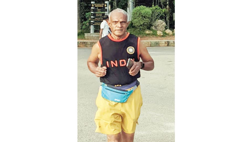 75-year-old runner crosses 50,000-km mark